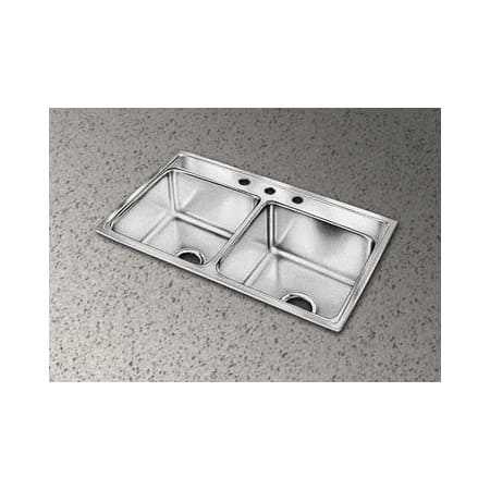 A large image of the Elkay DLR332210 No Faucet Holes