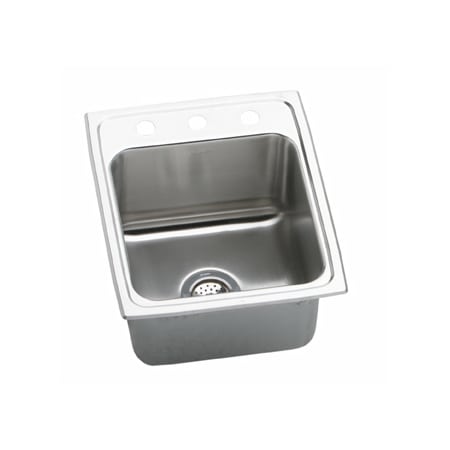 A large image of the Elkay DLRQ172210 No Faucet Holes