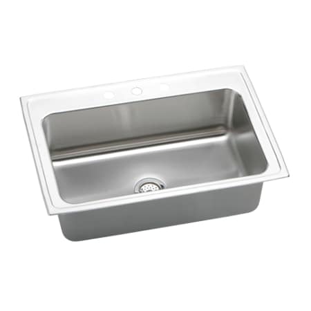 A large image of the Elkay DLRS332210 No Faucet Holes