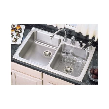 A large image of the Elkay LR250 No Faucet Holes