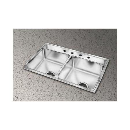 A large image of the Elkay LRAD331940 No Faucet Holes