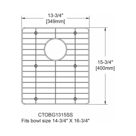 A large image of the Elkay CTOBG1315SS Alternate View