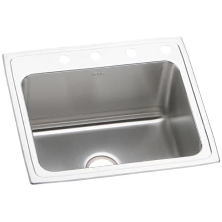 A large image of the Elkay DLR252110 4 Faucet Holes