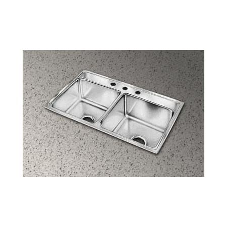 A large image of the Elkay DLR331910 No Faucet Holes