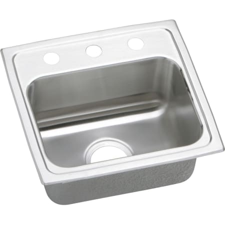 A large image of the Elkay DLRQ171610 2 Faucet Holes