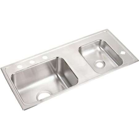 A large image of the Elkay DRKAD371740R4 4 Faucet Holes