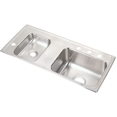 A large image of the Elkay DRKAD371750L4 4 Faucet Holes