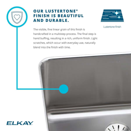 A large image of the Elkay DRKR2217RC Elkay-DRKR2217RC-Lustertone Infographic