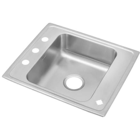 A large image of the Elkay DRKR2220 4 Faucet Holes