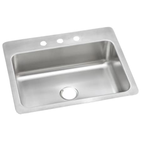 A large image of the Elkay DSESR12722 3 Faucet Holes
