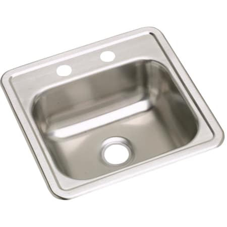 A large image of the Elkay DW1011515 2 Faucet Holes