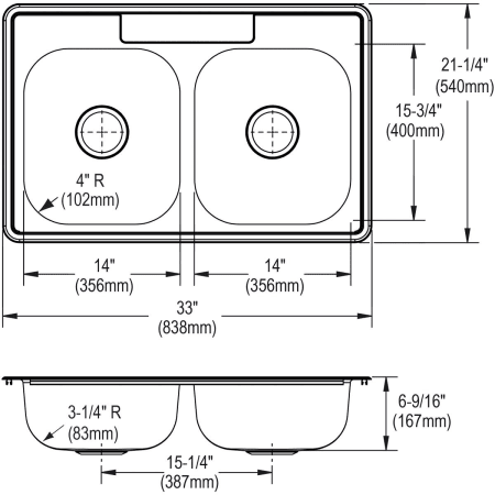 A large image of the Elkay DW5023321 Elkay-DW5023321-Specification Image