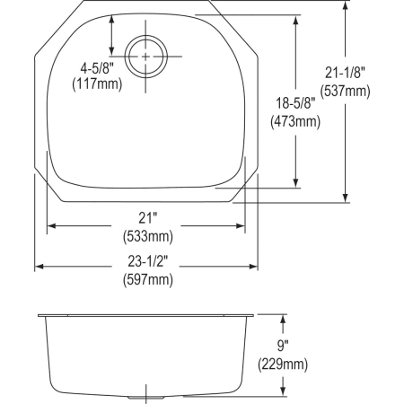 A large image of the Elkay DXUH21189 Elkay-DXUH21189-Specification Image