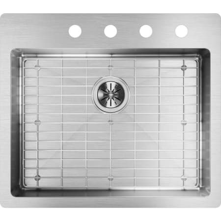 Elkay ECTSRAD25226TBG4 4 Faucet Holes Crosstown 25" Single ...