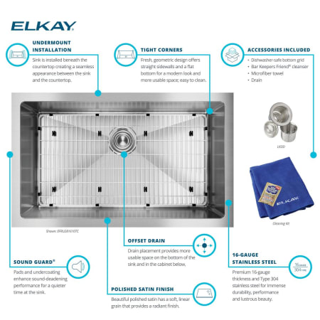 A large image of the Elkay EFRU281610TFG Alternate Image