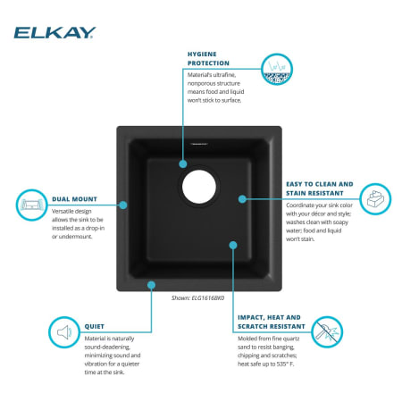 A large image of the Elkay ELG1616 Alternate Image