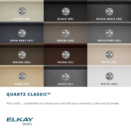 A large image of the Elkay ELGLBO3322 Elkay-ELGLBO3322-Quartz Classic Finishes