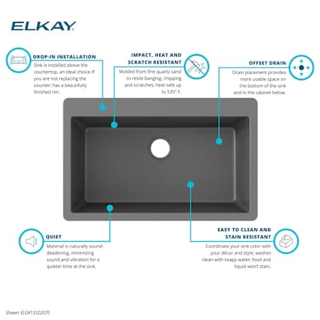 A large image of the Elkay ELGR13322 Alternate Image