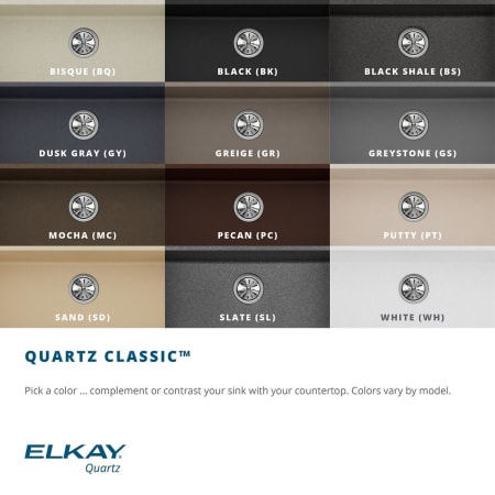 Elkay Elgu250rbq0 Bisque Gourmet 33 Quot Double Basin Granite