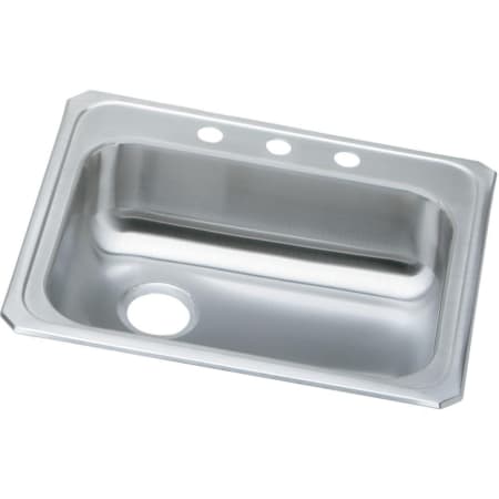 A large image of the Elkay GECR2521L 3 Faucet Holes