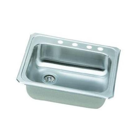 A large image of the Elkay GECR2521L 4 Faucet Holes
