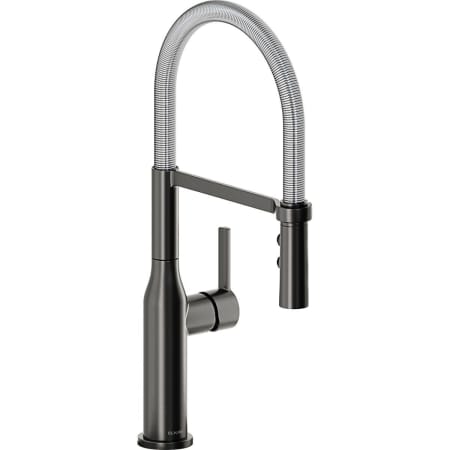 A large image of the Elkay LKAV1061 Black Stainless / Chrome
