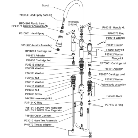 Elkay LKEC2037 Kitchen Faucet - Build.com