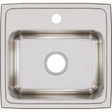 A large image of the Elkay LR1918 1 Faucet Hole