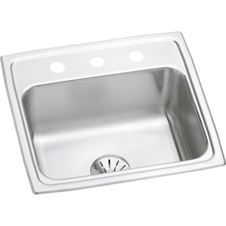 A large image of the Elkay LR1919PD 3 Faucet Holes