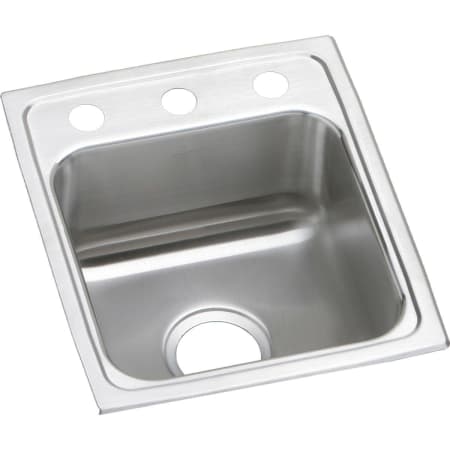 A large image of the Elkay LRAD131655 3 Faucet Holes