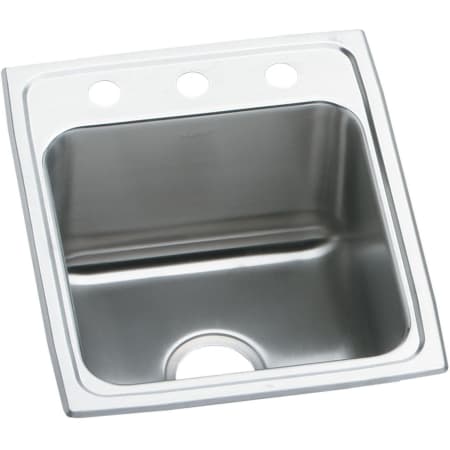 A large image of the Elkay LRAD152255 3 Faucet Holes