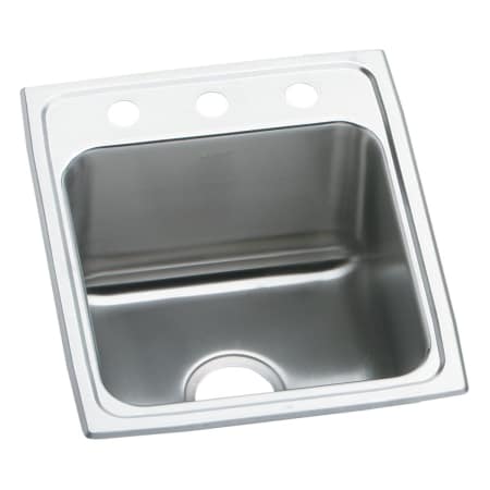 A large image of the Elkay LRAD152260 3 Faucet Holes