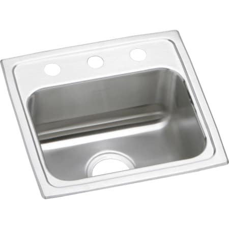 A large image of the Elkay LRAD171640 3 Faucet Holes