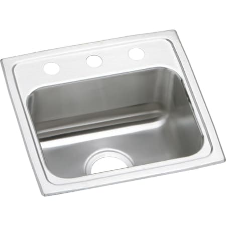A large image of the Elkay LRAD171655 3 Faucet Holes