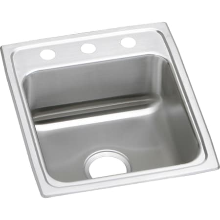 A large image of the Elkay LRAD172055 3 Faucet Holes
