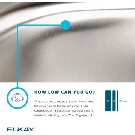A large image of the Elkay LRAD372265 Elkay-LRAD372265-Gauge Infographic