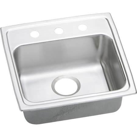 A large image of the Elkay LRADQ191850 3 Faucet Holes