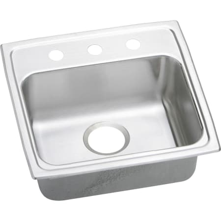 A large image of the Elkay LRADQ191860 2 Faucet Holes