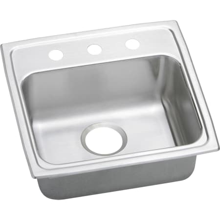 A large image of the Elkay LRADQ191960 3 Faucet Holes