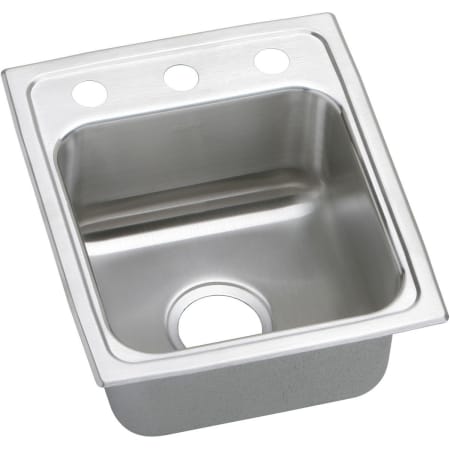 A large image of the Elkay LRQ1517 2 Faucet Holes