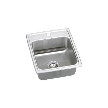 A large image of the Elkay LRQ1720 1 Faucet Hole