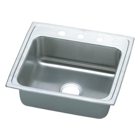 A large image of the Elkay LRQ2219 3 Faucet Holes