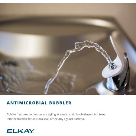 A large image of the Elkay LZS8F Elkay-LZS8F-Antimicrobial Bubbler