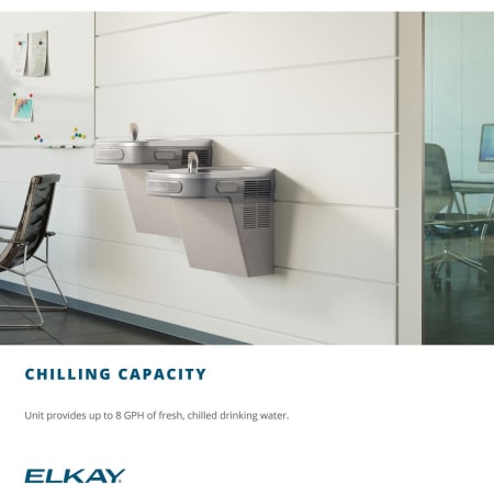 A large image of the Elkay LZS8F Elkay-LZS8F-Chilling Capacity