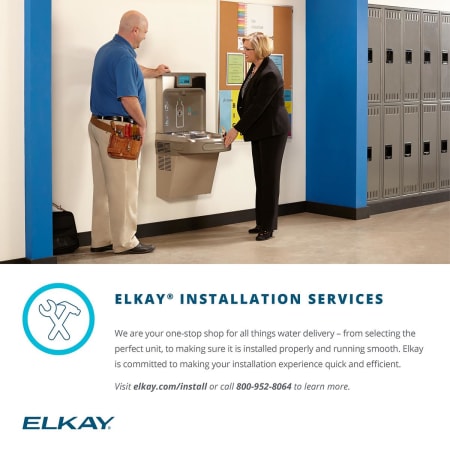 A large image of the Elkay LZSG8S Elkay-LZSG8S-Elkay Installation Services