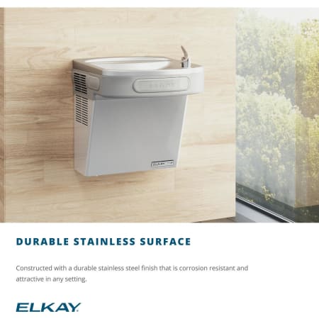 A large image of the Elkay LZSG8S Elkay-LZSG8S-Stainless Surface