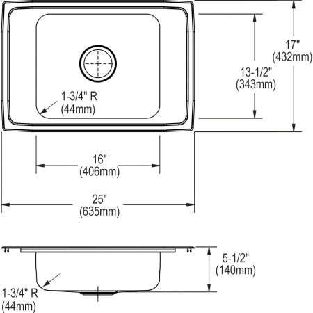 A large image of the Elkay PSDKADQ251755 Elkay PSDKADQ251755