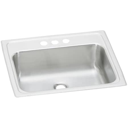A large image of the Elkay PSLVR1917LO 3 Faucet Holes
