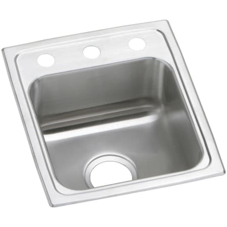 A large image of the Elkay PSR1517 1 Faucet Hole