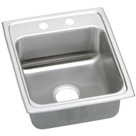A large image of the Elkay PSR1720 2 Faucet Holes